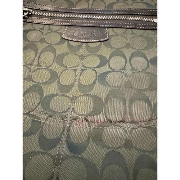 Coach F14693 Green Penelope Signature Tote - Picture 5 of 12